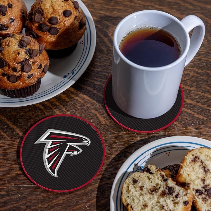 Rico Industries NFL Football Classic Favorites: PVC Coaster Set (4-Pack)