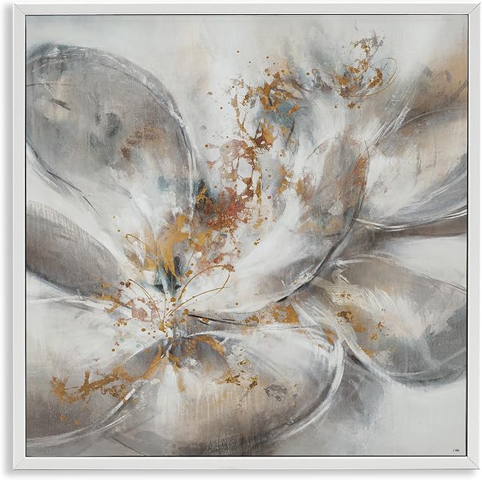 Abstract Floral Bloom Gallery, 24 x 24 Inch Framed Giclée Print | Stupell Industries · By K. Nari · Ready to hang · Made in USA