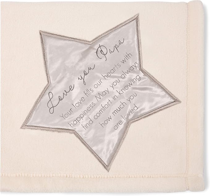 Pavilion Gift Company - Love You Papa - 50x60 Super Soft Royal Plush Throw Blanket