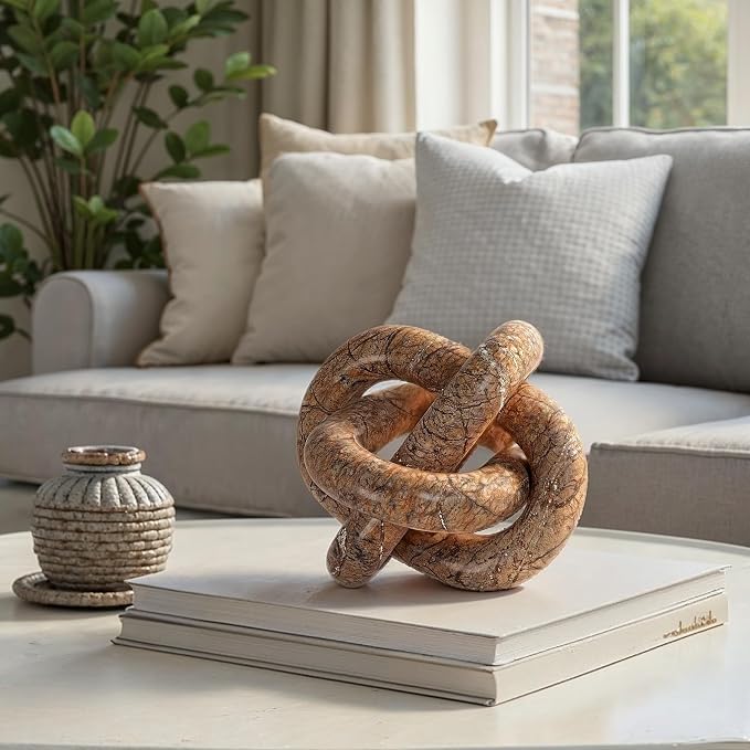 Bloomingville Marble Chain Link, Brown