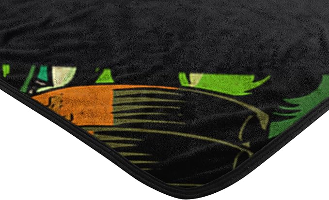 Northwest Teenage Mutant Ninja Turtles Micro Raschel Throw Blanket, 46" x 60", Raph Attack