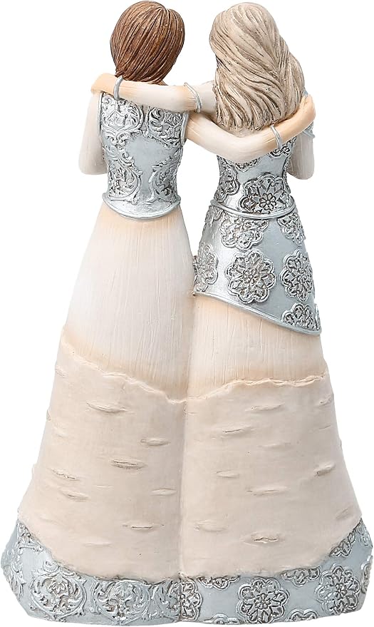 Pavilion Gift Company - Best Friends Fill Our Lives with Love & Laughter - 6 Inch Collectible Elements Double Angel Figurine