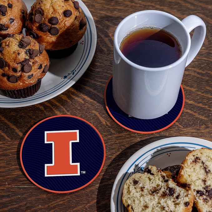Rico Industries NCAA 4pack Coaster Set - Classic Favorites
