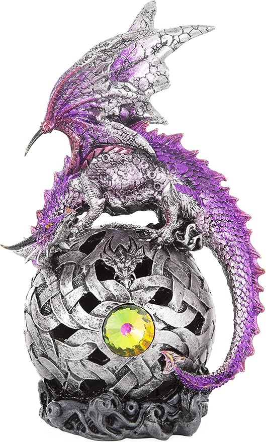 George S. Chen Imports LED Dragon Home Decor Statue Figurine Unique Gifts