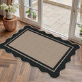 Easy Jute 2x3 Brown Rectangle Area Rug,Washable Entryway Rug, Modern Door Carpet,Neutral Non-Slip Outdoor Indoor Farmhouse Rug for Living Room Kitchen Patio Bedroom