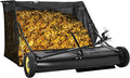 Garvee 50" Tow Behind Lawn Sweeper, Leaf & Grass Collector, for Mower, ATV