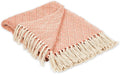 DII Diamond Throw Collection Cotton Woven, 50x60, Spice