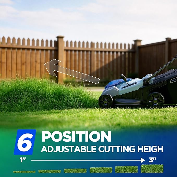 18-Inch 80V Max Brushless Self-Propelled Lawn Mower | Includes Dual 40V Max 4.0Ah Batteries and Charger, Self-propelled Drive for Easier Mowing
