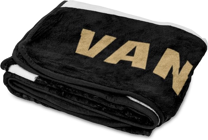 Logo Brands NCAA Raschel Throw Blanket – 50 x 60 Soft Fleece Blanket, Officially Licensed Collegiate Design, Cozy Throw for Tailgating, Game Day, & Home Décor