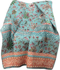 Greenland Home Barefoot Bungalow Audrey Throw Blanket, 50 x 60-inch, Turquoise