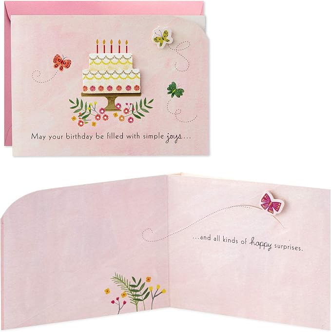 Hallmark Paper Wonder Pop Up Birthday Cards Assortment (5 Cards with Envelopes), Model:2499RZW1029
