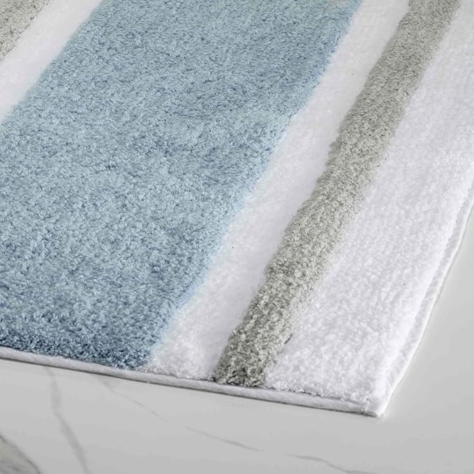 Izod - Bathroom Rug 20x32, Soft, Non-Slip & Absorbent Cotton | Soft & Absorbent Cotton, Non-Slip Backing, Plush Comfort, Machine Washable, Everyday Bathroom Use