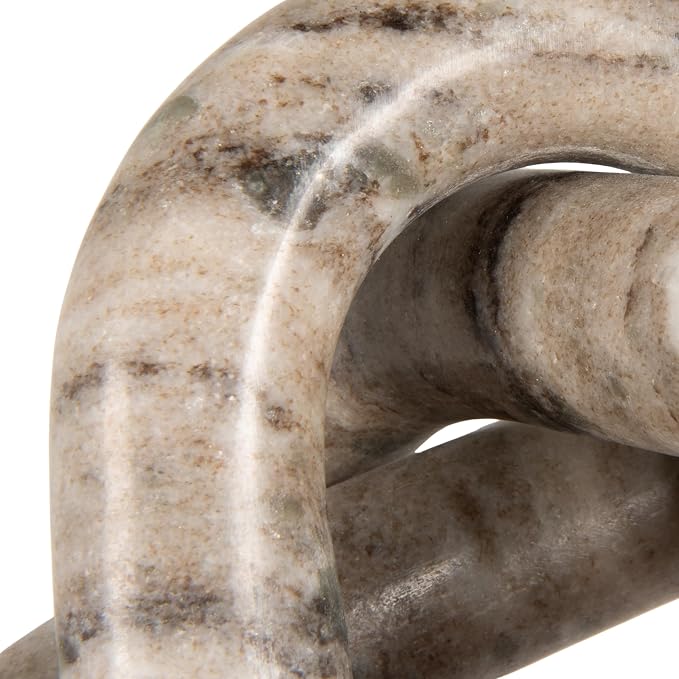 Bloomingville Marble Chain Link, Beige
