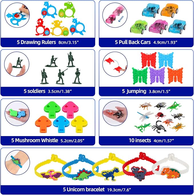 Amy&Benton 1000pcs Party Favors for Kids 3-12,Bulk Assorted Toys for Prizes | Goodie Bags Stuffers, Pinata Stuffers, Classroom & Carnival Prizes, Treasure Box Prizes, Birthday Easter Halloween Small Toys