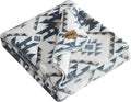 Wrangler - King Size Blanket, Super Soft Reversible Bedding, Throw Blanket for Bed or Couch, Oversized Bedding for Year Round Comfort (Dakota Grey)