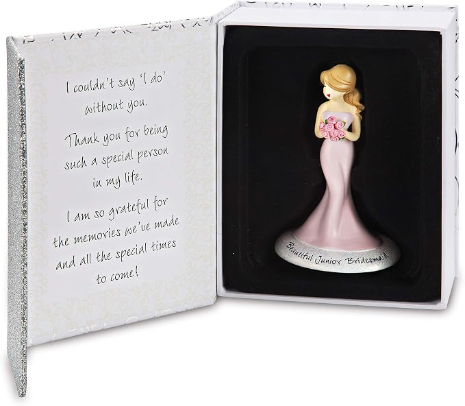 Pavilion Gift Company Philosophies Junior Bridesmaid Gift Christmas Ornament, 4.5"