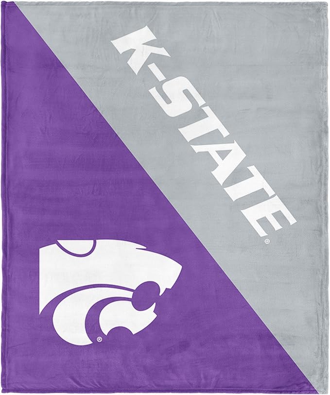 Northwest NCAA Silk Touch Throw Blanket, Ultra Soft Plush Polyester, Lightweight Warm Decorative Fan Gift, 46 x 60 in