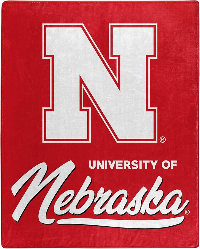 Northwest NCAA Unisex-Adult Raschel Throw Blanket