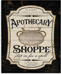 Stupell Industries 'Apothecary Shoppe Spooky Sign', Canvas Art, 30 x 40 Inches, Easy to Hang and Sturdy, Made in USA, by Jennifer Pugh | Stupell Industries | 30 x 40 Inches, Easy to Hang and Sturdy, Made in USA, by Jennifer Pugh