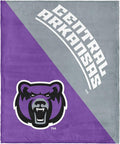 Northwest NCAA Silk Touch Throw Blanket, Ultra Soft Plush Polyester, Lightweight Warm Decorative Fan Gift, 46 x 60 in
