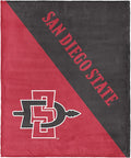 Northwest NCAA Silk Touch Throw Blanket, Ultra Soft Plush Polyester, Lightweight Warm Decorative Fan Gift, 46 x 60 in