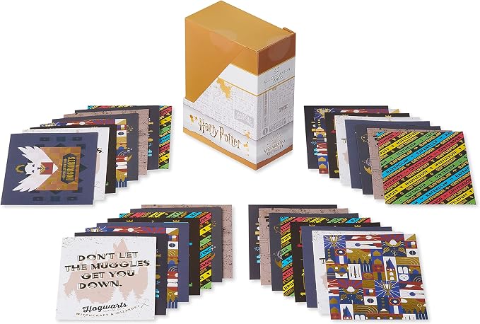 American Greetings Deluxe Harry Potter Card Bundle with Envelopes, Birthday and All-Occasion (32-Count)