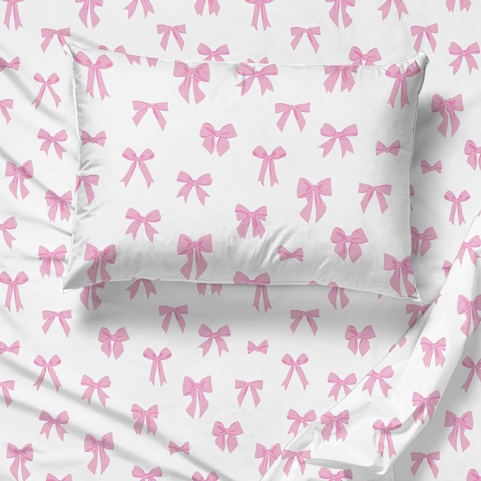 Trend Collector Cowgirl Toddler Comforter Set 4 Piece Bedding, Pink | Bed in a Bag, Comforter Sheets Pillowcase, Soft Microfiber, Machine Washable, Easy Care, Girls Gift