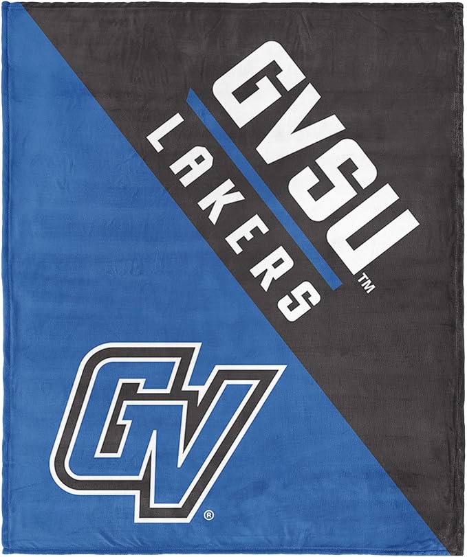 Northwest NCAA Silk Touch Throw Blanket, Ultra Soft Plush Polyester, Lightweight Warm Decorative Fan Gift, 46 x 60 in