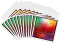 3dRose Colorful Candles Happy Birthday from Us All 6 x 6 Inches Greeting Cards, Set of 12 (gc_13038_2)