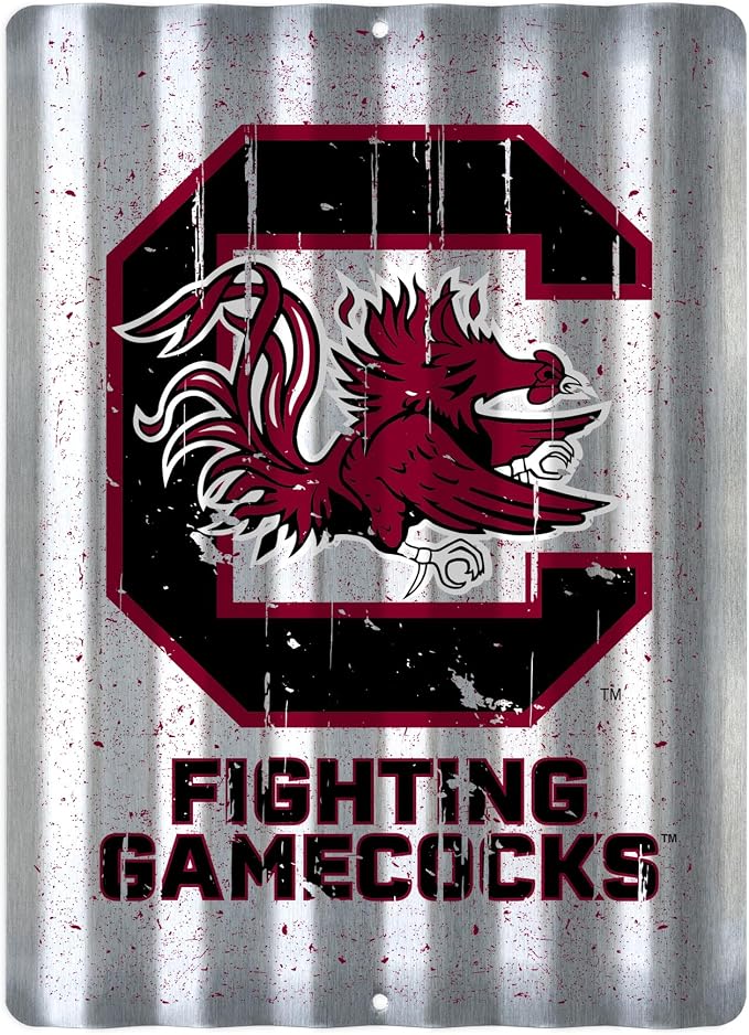 Rico Industries NCAA 12" X 16" Tin Metal Roof Sign