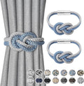 NICEEC 2 Pack Mini Magnetic Curtain Tiebacks Nordic Simple Style Drape Tie by NICEEC