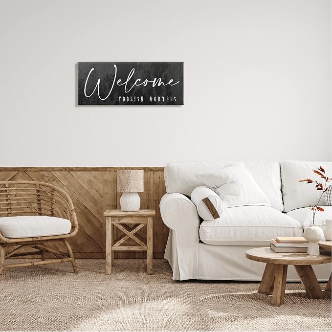 Stupell Industries Weathered Halloween, 13 x 30 Inch Canvas Wall Art | Stupell Industries · By Lil' Rue · Ready to hang · Spooky rustic holiday charm · Made in USA