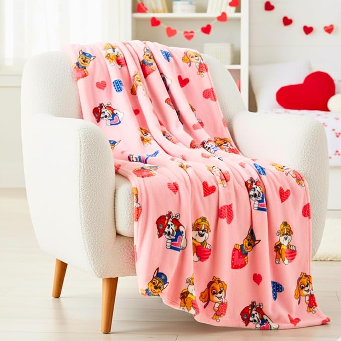 Paw Patrol Bedding Super Soft Plush Cozy Throw, 60 in x 70 in, (Officially Licensed Product) by Franco Collectibles