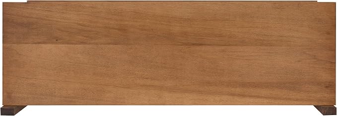 Kate and Laurel Meridien Farmhouse Wood Shelves, 24 x 8 x 24, Rustic Brown, Modern Two Tier Wall Shelf for Storage and Display