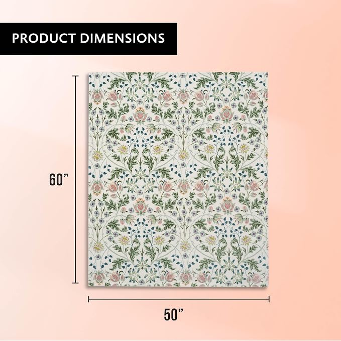 Jessica Simpson Plush 50"X60" Throw Blanket - Midnight Garden Loden Green