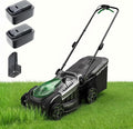 18" Electric Lawn Mower, 40V Self-Propelled Cordless Lawn Mower with 2x5.0Ah Batteries & Charger, Brushless Motor, 2-in-1 Mulching & Bagging, 6-Position Height Adjustment, for Small to Medium Yards