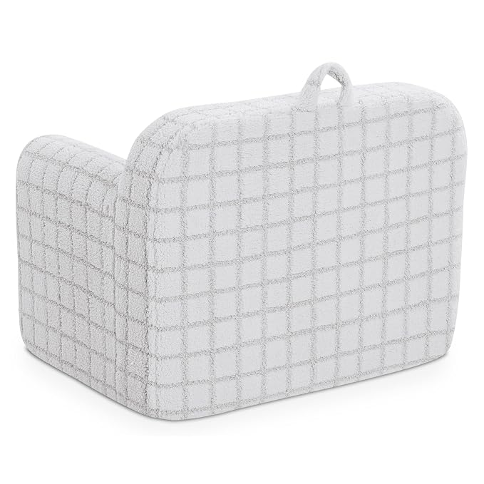 Delta Children Checkered Cozee Chair, Grey