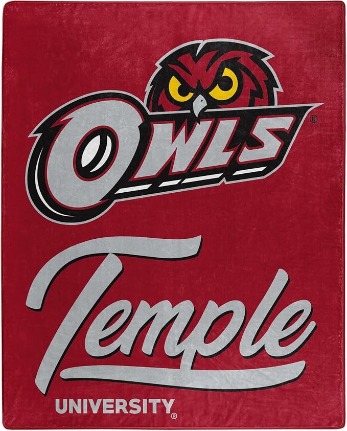 Northwest NCAA Unisex-Adult Raschel Throw Blanket