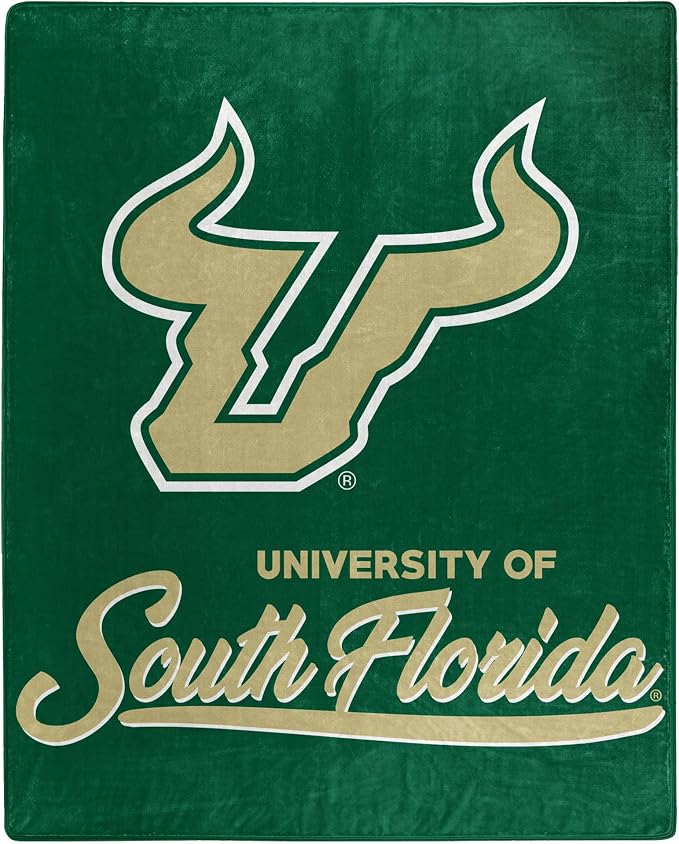 Northwest NCAA Unisex-Adult Raschel Throw Blanket