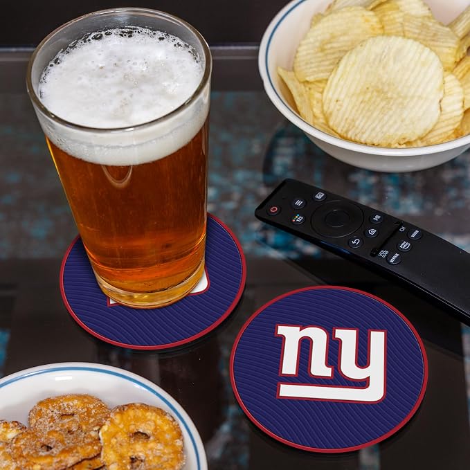 Rico Industries NFL Football Classic Favorites: PVC Coaster Set (4-Pack)