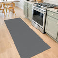 IOHOUZE Washable Runner Rug 2x7 Non Slip Runners for Hallways Entryway Runner Indoor, Kitchen Rugs Woven Cotton Floor Carpet for Kitchen Hall Entrance Bedroom, Dark Grey