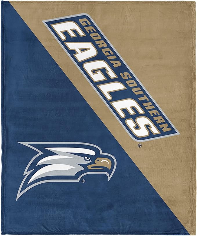 Northwest NCAA Silk Touch Throw Blanket, Ultra Soft Plush Polyester, Lightweight Warm Decorative Fan Gift, 46 x 60 in