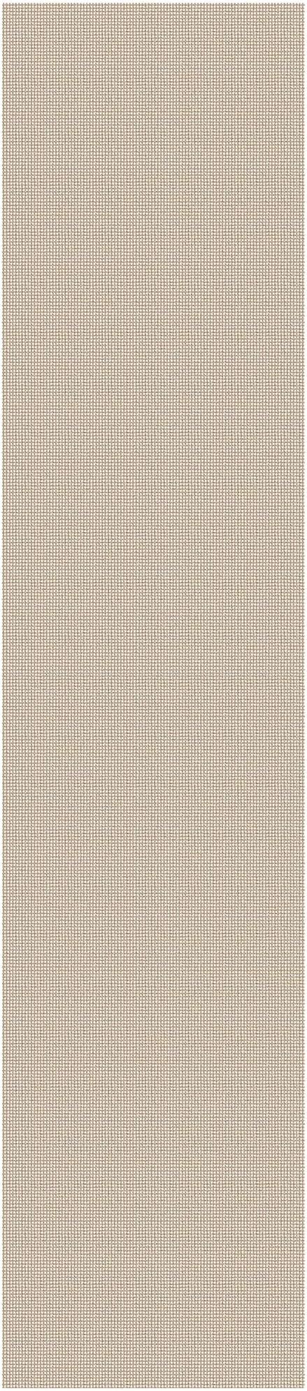 IOHOUZE Washable Runner Rug 2.6x12 Non Slip Rubber Backed Extra Long Hallway Runner Entryway Runner Indoor, Kitchen Rugs Woven Cotton Floor Carpet for Hall Entrance, Cream/Beige