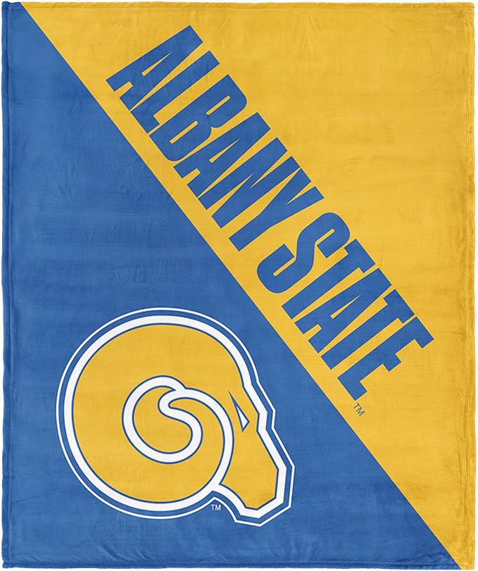 Northwest NCAA Silk Touch Throw Blanket, Ultra Soft Plush Polyester, Lightweight Warm Decorative Fan Gift, 46 x 60 in