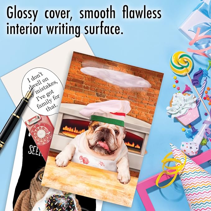 NobleWorks Older Not Wiser - 20 Boxed Birthday Greeting Cards with Envelopes (4.63 x 6.75 Inch) - AC8840BDG-B2x10