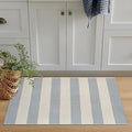 OJIA Front Door Mats Outside Entrance 24"x36" Front Porch Rug Outdoor Decor | Machine Washable Indoor Outdoor Rugs Doormat Cotton Woven Entry Rug Striped Small Area Rug for Farmhouse/Home Entrance Decor