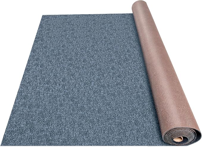 Happybuy 6 ft x 36 ft Grey Marine Carpet for Boats Waterproof - 0.18" Thick Indoor Outdoor Rug Carpet Roll for Home Patio Porch Deck