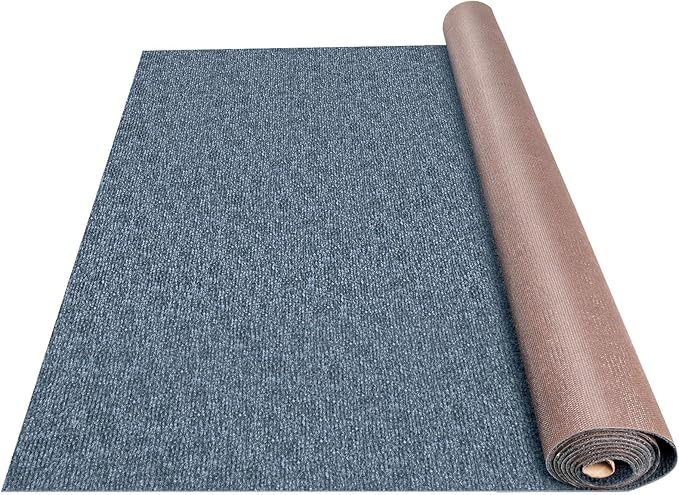 Happybuy 6 ft x 18 ft Grey Marine Carpet for Boats Waterproof - 0.18" Thick Indoor Outdoor Rug Carpet Roll for Home Patio Porch Deck