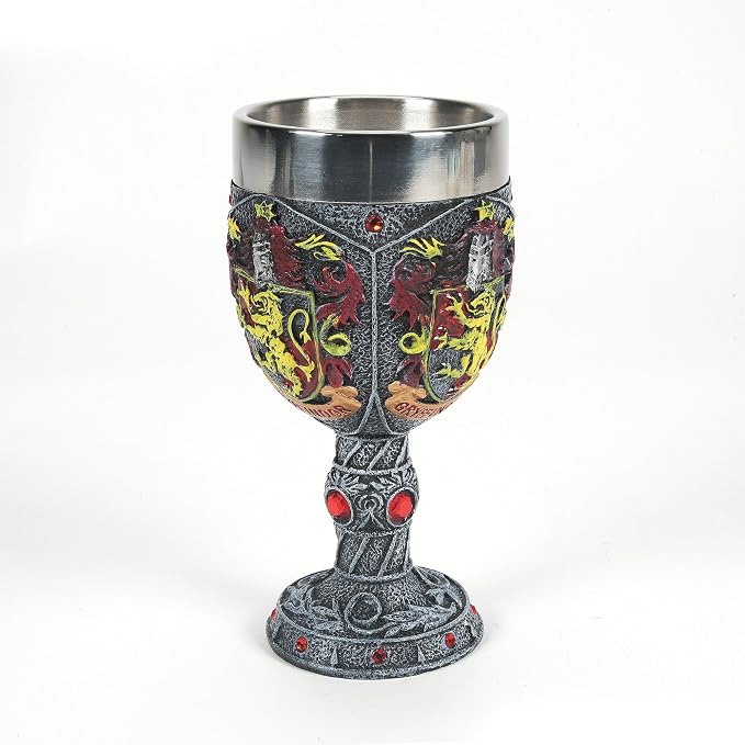 Enesco Wizarding World of Harry Potter Gryffindor Decorative Goblet Figurine, 7.09 Inch, Multicolor