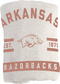 Logo Brands NCAA Sweatshirt Blanket - Officially Licensed Soft Throw Blanket for Fans, Cozy Game Day Blanket, Vintage-Style, Great Gift for Students & Alumni